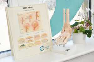 Information display at Round House Podiatry