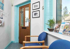 The Round House Podiatry waiting room