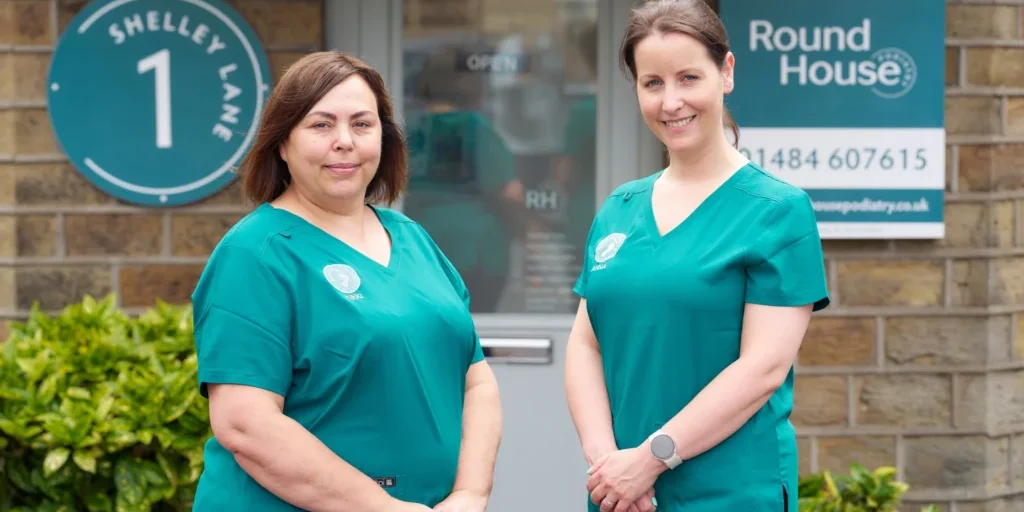 Anna Conway & Nikki Woodhead of Round House Podiatry, Huddersfield